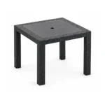 Square Rattan-Style Dining Table — SKU HW-SL010007