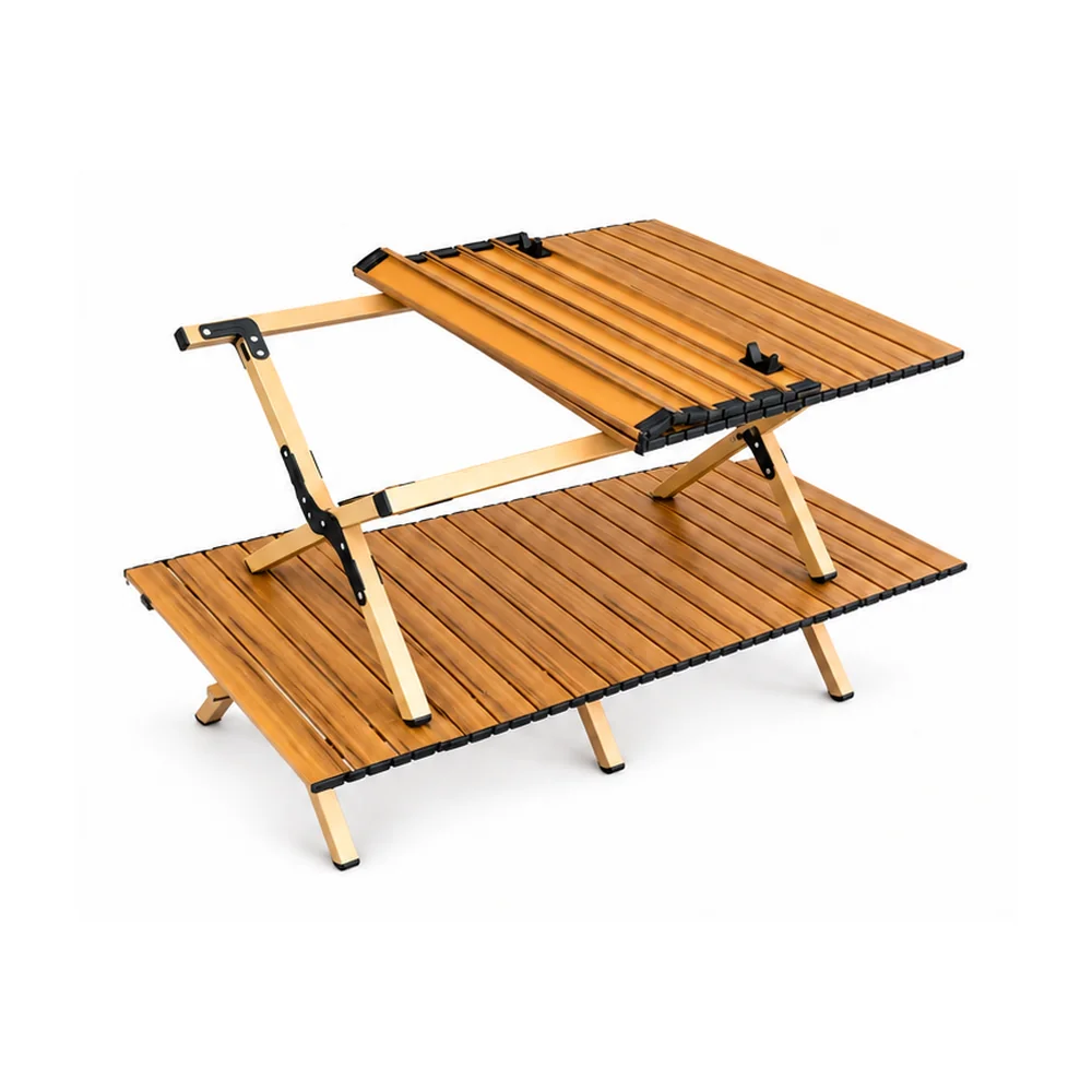 25X 120 cm Roll-Top Camping Table — SKU HW-TY017010