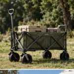 Concept illustration: camping wagon